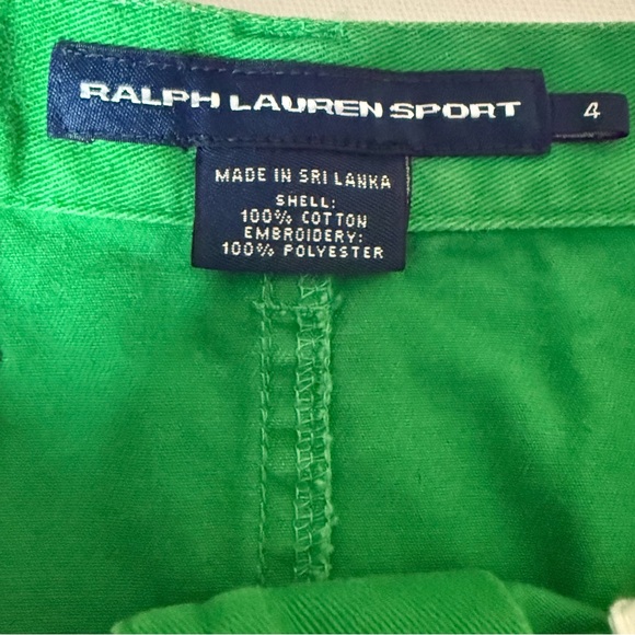 Ralph Lauren Sport Green Embroidered Pony Mini Skirt – Size 4 - Picture 5 of 7
